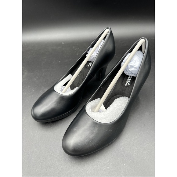 easy street Shoes - Easy Street Equinox Womens Round Stiletto Heel Pumps‎ , Black Size 6.5 Narrow